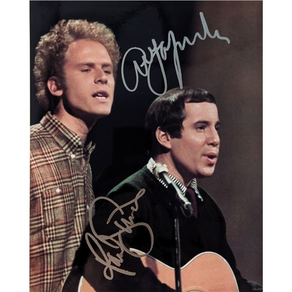 Paul Simon and Art Garfunkel signed photo
