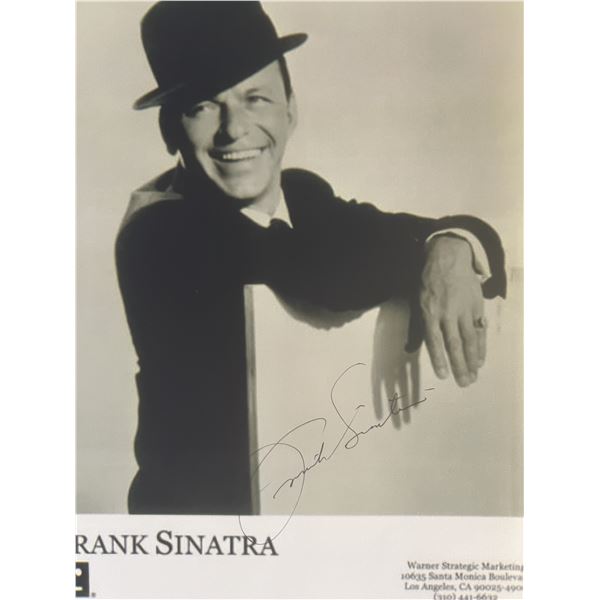 Frank Sinatra signed photo