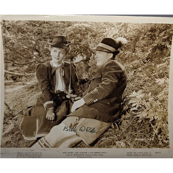 Director Billy Wilder signed photo