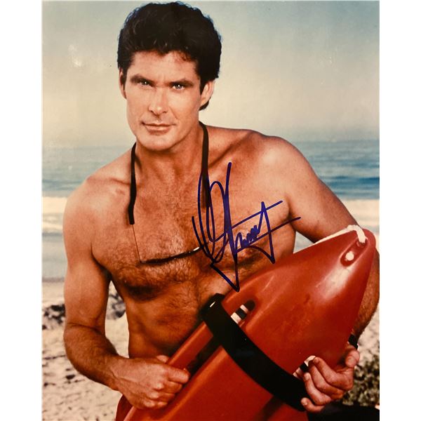 Baywatch David Hasselhoff signed photo