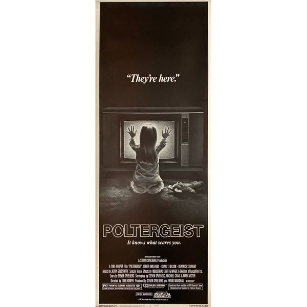 Poltergeist 1982 original vintage insert card