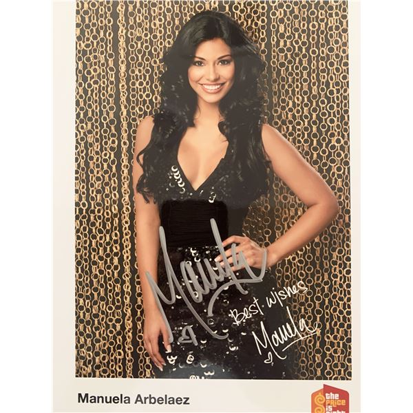 The Price is Right Manuela Arbelaez signed photo