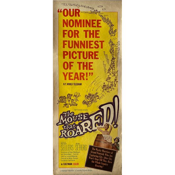 The Mouse That Roared 1959 original vintage insert card