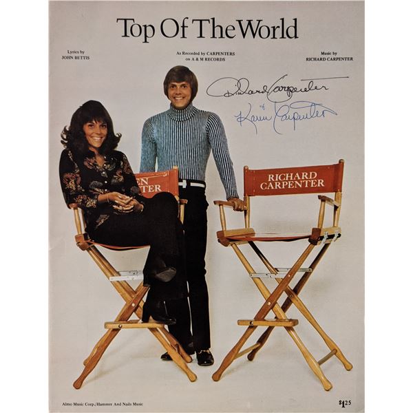 The Carpenters signed photo