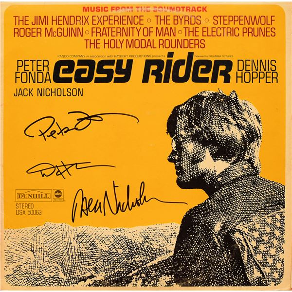 Easy Rider signed Original Motion Picture Soundtrack album
