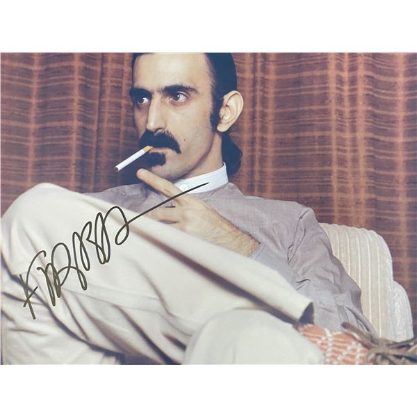 Frank Zappa signed photo