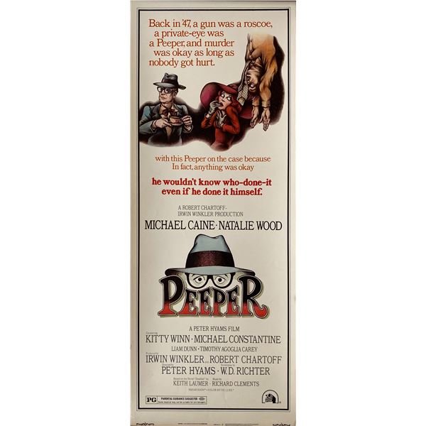 Peeper 1975 original vintage insert card