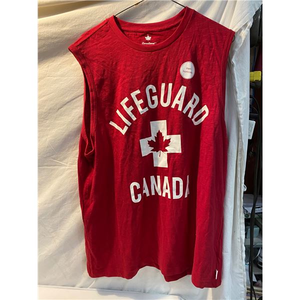 Large lifeguard Canada shirt