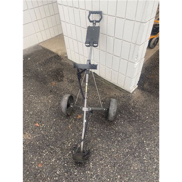 Folding golf cart