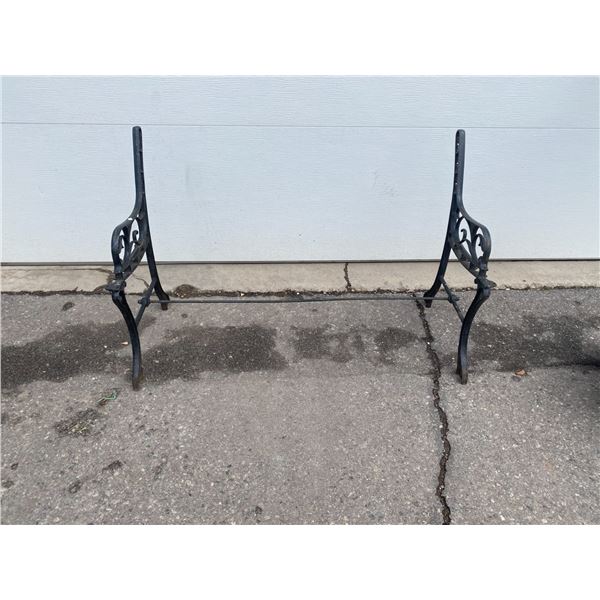 Cast iron bench frame