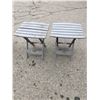 Image 1 : Folding patio tables