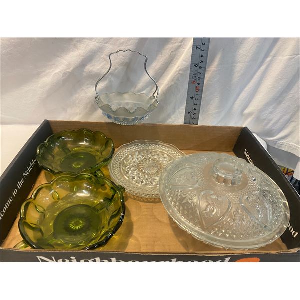 Vintage glassware