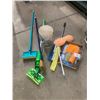 Image 1 : Cleaning items and waste cans