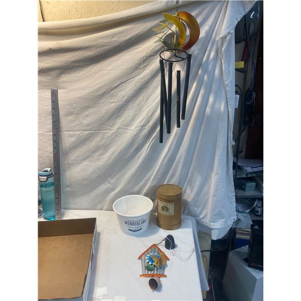 Wind chimes and decor
