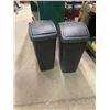 Image 1 : Rubbermaid garbage cans