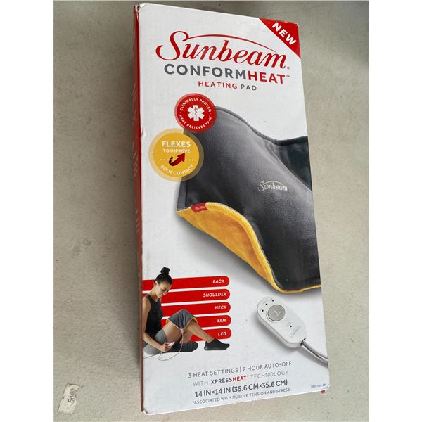 Sunbeam comfort heat heating pad
