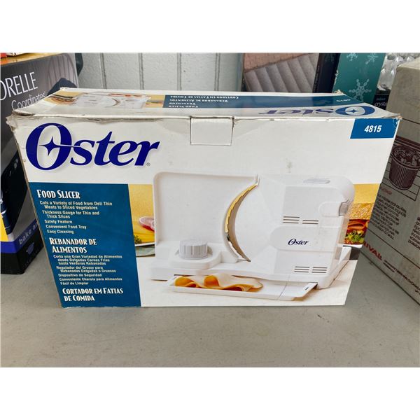 Oster food slicer