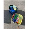 Image 1 : Storage bins folding  and toys