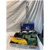 Image 1 : Basket grill, rope and propane bottles etc