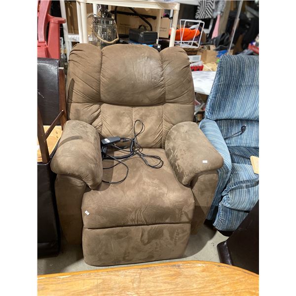 Power lift chair brown