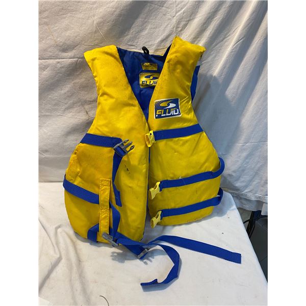 Fluid adult 90lbs life jacket