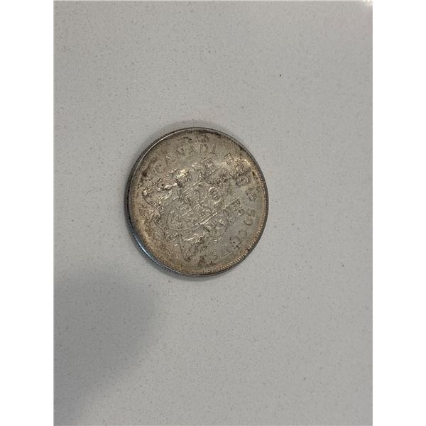 1965 silver .50c pc