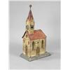 Image 1 : Tin English Church Style Bank w/Cigar Cutter in the tower