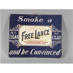 Free Lance Five Cent Cigar Sign