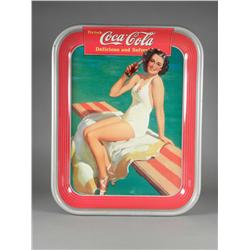 1939 Coca Cola Tin Serving Tray