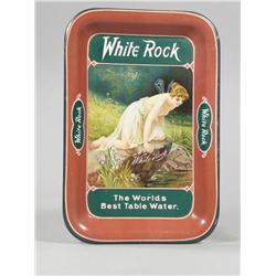 White Rock Water Tin Tip Tray