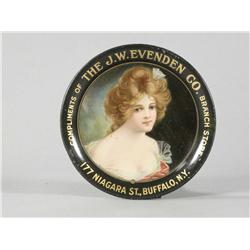 1907 J. W. Evenden Co. Tin Tip Tray