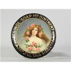 Resinol Soap and Ointment Tin Tip Tray
