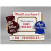 Image 1 : Pabst Blue Ribbon Beer Plastic Counter Display