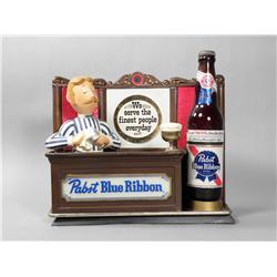 Pabst Blue Ribbon Beer Counter Top Display