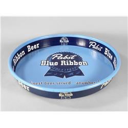 Pabst Blue Ribbon Beer Tin Serving Tray
