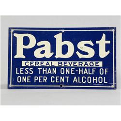 Pabst Cereal Beverage Tin Sign