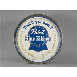 Pabst Blue Ribbon Beer Tin Serving Tray