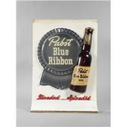 Pabst Blue Ribbon Beer Counter Top Sign