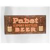 Image 1 : Pabst Export Beer Tin Over Cardboard Sign