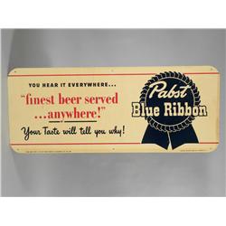 Pabst Blue Ribbon Beer Metal Sign