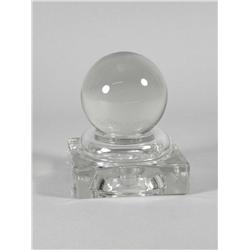 Fortune Tellers Crystal Ball on original glass base