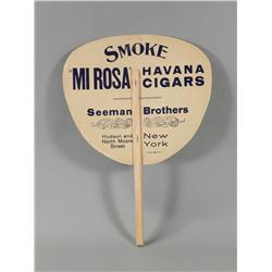 Mi Rosa havana Cigars Cardboard Fan