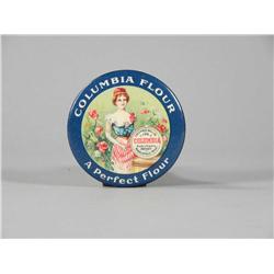 Columbia Flour Celluloid Pocket Mirror