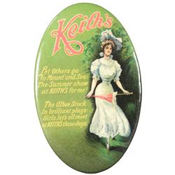 Keith's Summer Theatre Celluloid Pocket Mirror
