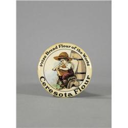 Celluloid Pocket Mirror for Ceresota Flour Co.