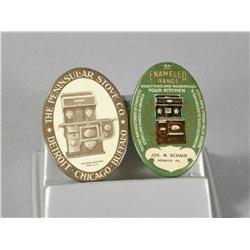 Lot of two Celluloid Pocket Mirrors