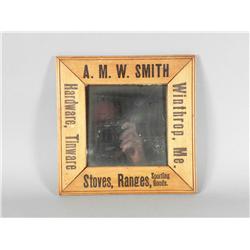 Advertising Mirror for A.M.W. Amith
