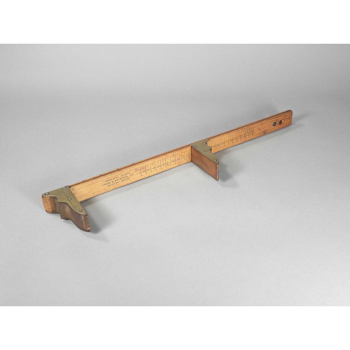 Shoe Store Wood Foot Measuring Device