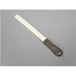 Ivory and Sterling Silver Page Turner