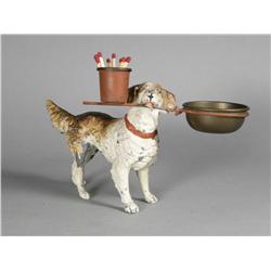 Figural Match Holder/reservoir for spent matches 